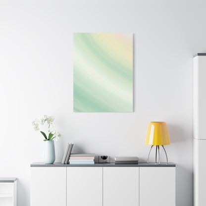 Soft Sage Gradient Flow Wall Art & Canvas Prints