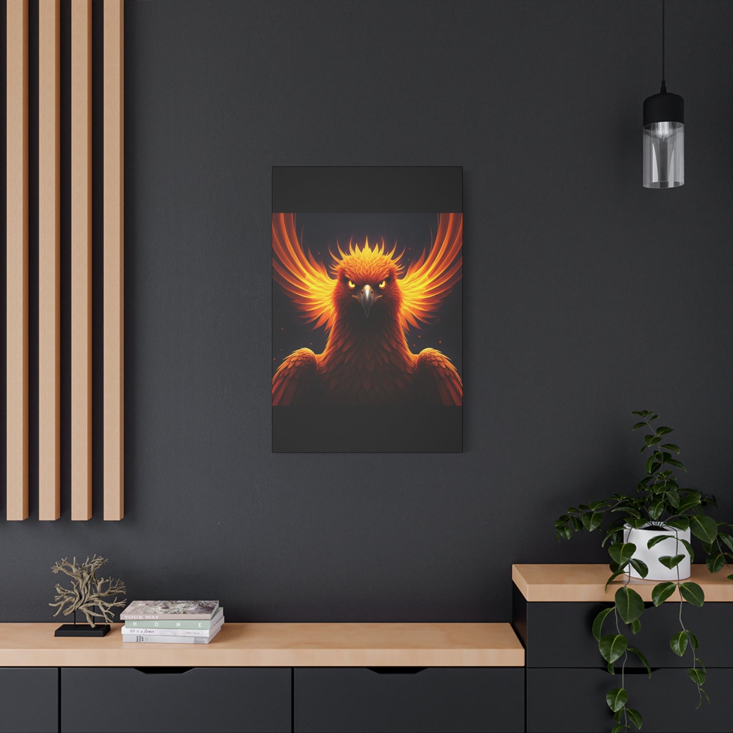 Phoenix Ascension Blaze Wall Art & Canvas Print