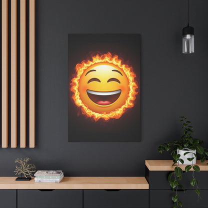 Radiant Joy Flame Wall Art & Canvas Print