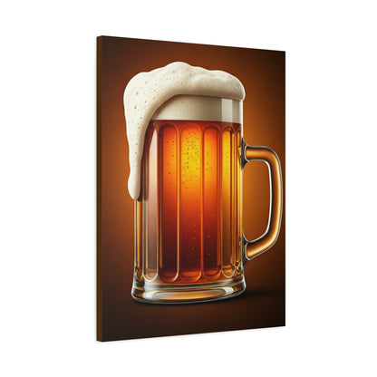 Golden Brew Glow Wall Art & Canvas Print