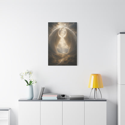 Under His Wings Scripture Wall Art & Canvas Print