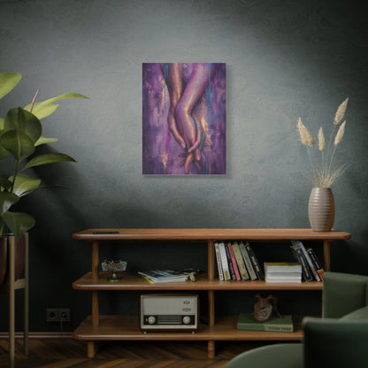 Intertwined Hands Abstract Emotion Wall Art & Canvas Print