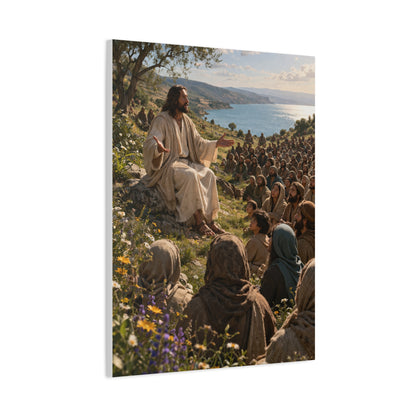 Sermon on the Mount Teaching Wall Art & Canvas Print