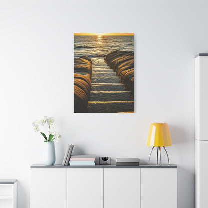 Steps Into the Sea Wall Art & Canvas Prints