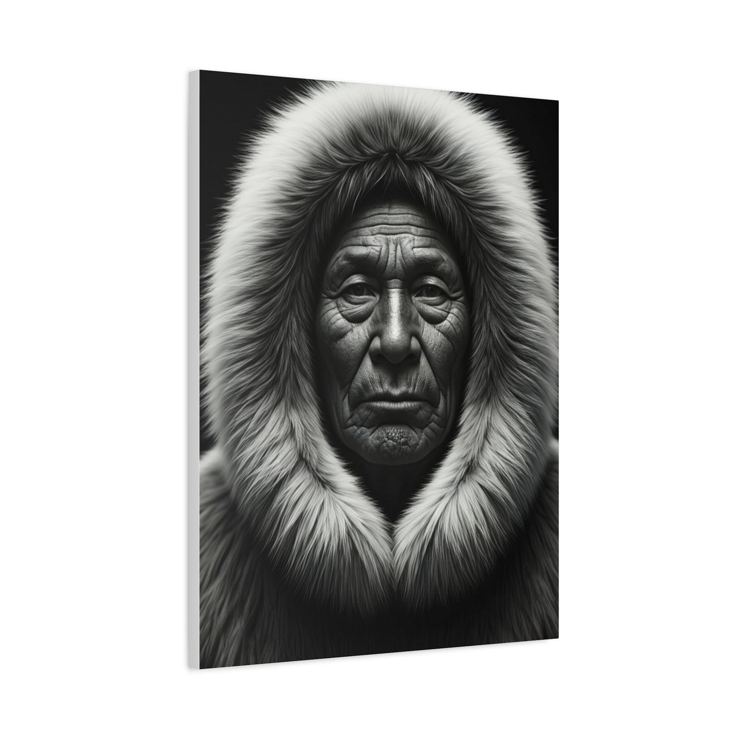 Wisdom of the Ancestors Black & White Portrait Wall Art & Canvas Prints