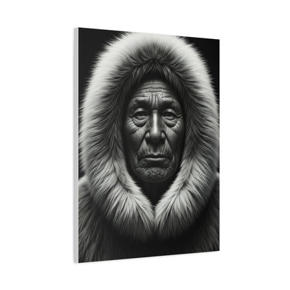 Wisdom of the Ancestors Black & White Portrait Wall Art & Canvas Prints