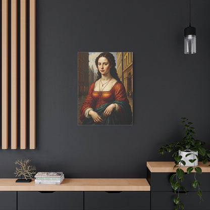Renaissance Elegance Woman Portrait Wall Art & Canvas Print