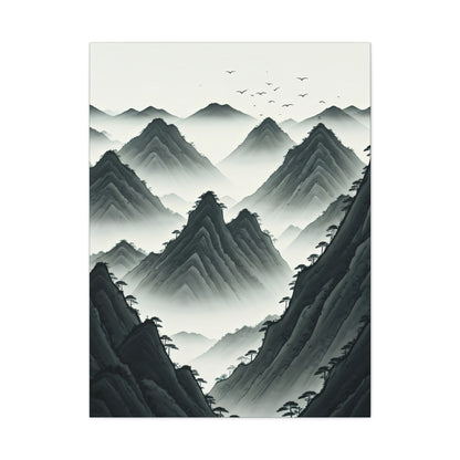 Whispering Peaks Mist Wall Art & Canvas Prints