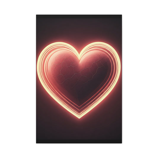 Glowing Heart Aura Wall Art & Canvas Prints