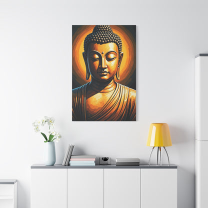 Enlightened Aura Buddha Canvas