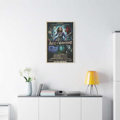 Alice in Wonderland Movie Poster Wall Art & Canvas Print