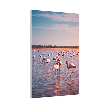 Crocodile Sunset Waterscape Wall Art & Canvas Prints