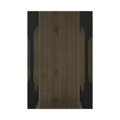 Midnight Gold Column Abstract Wall Art & Canvas Prints