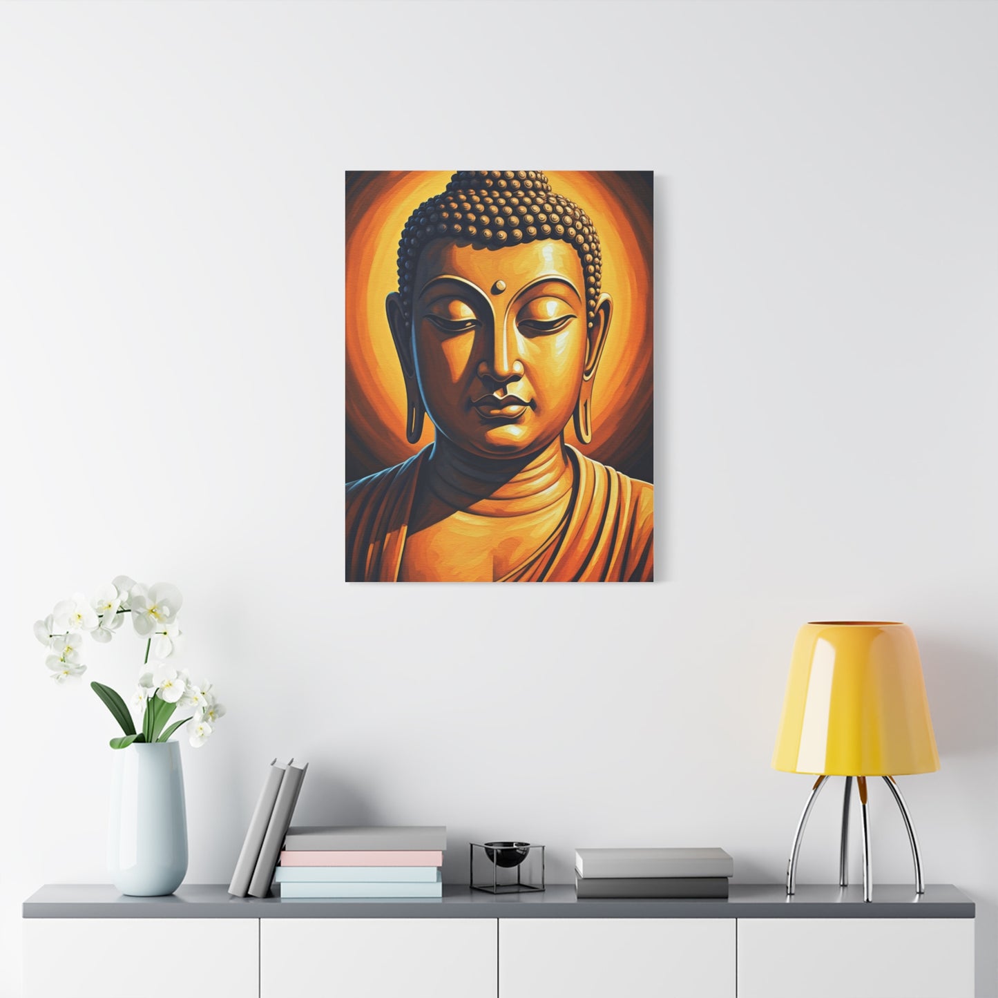 Divine Calm Buddha Close-Up Wall Art & Canvas Prints