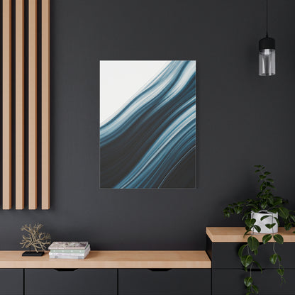 Midnight Tide Flow Abstract Wall Art & Canvas Prints