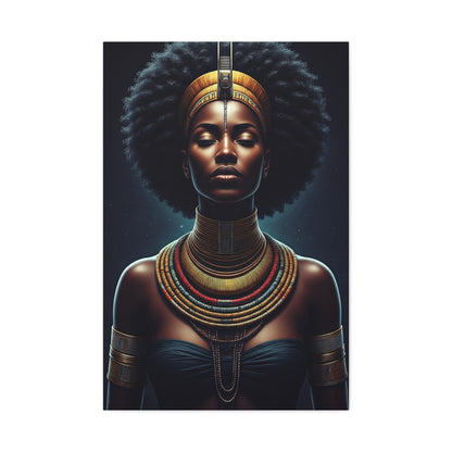 Regal African Queen Serenity Wall Art & Canvas Prints