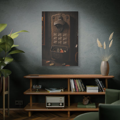Rustic Bottle Opener Wall Sculpture Wall Art & Canvas Print