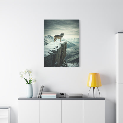 Wolf Above the Mountains wall art & canvas prints