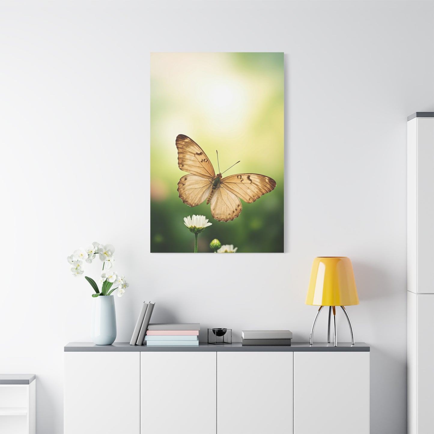 Golden Meadow Butterfly Wall Art & Canvas Prints
