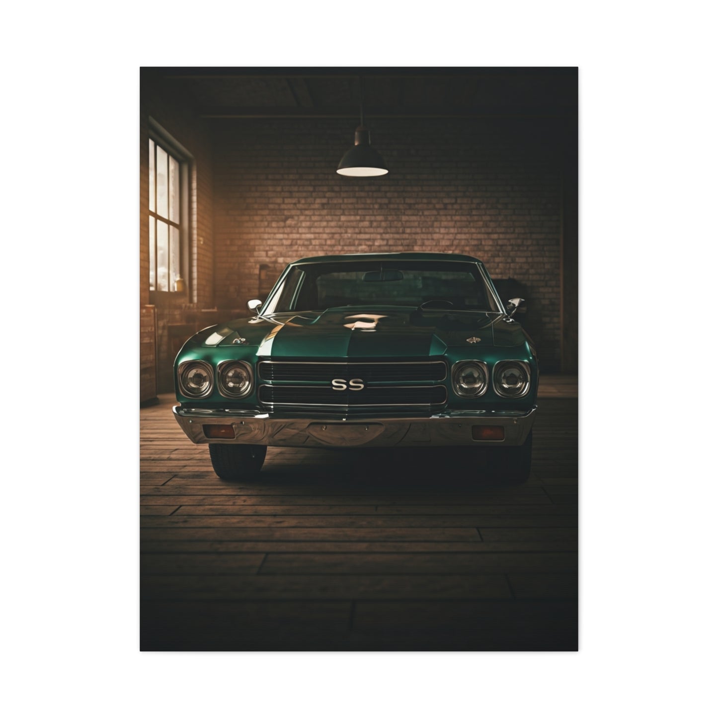 Chevrolet El Camino SS Classic Workshop Wall Art & Canvas Prints