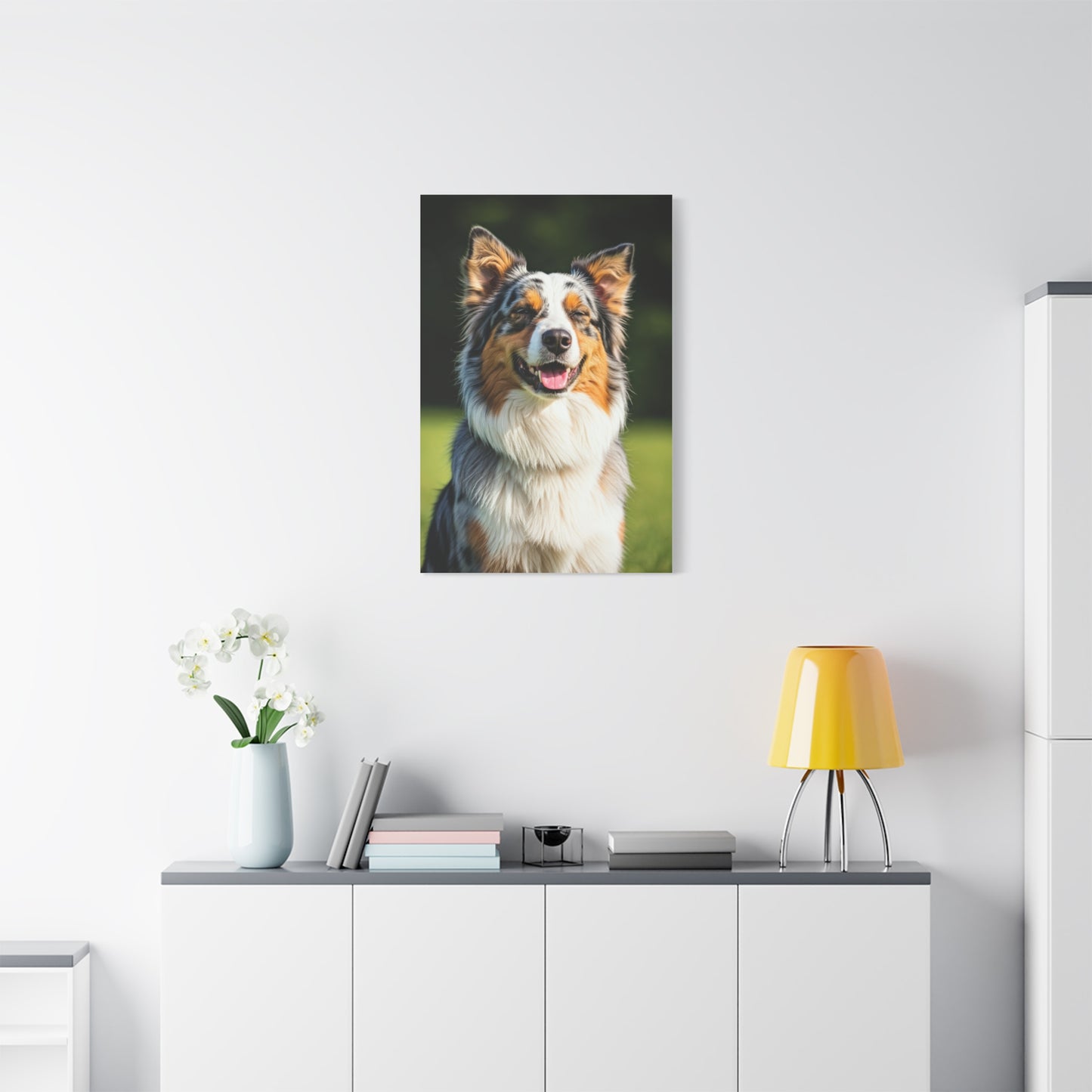 Bright Meadow Aussie Smile Wall Art & Canvas Print