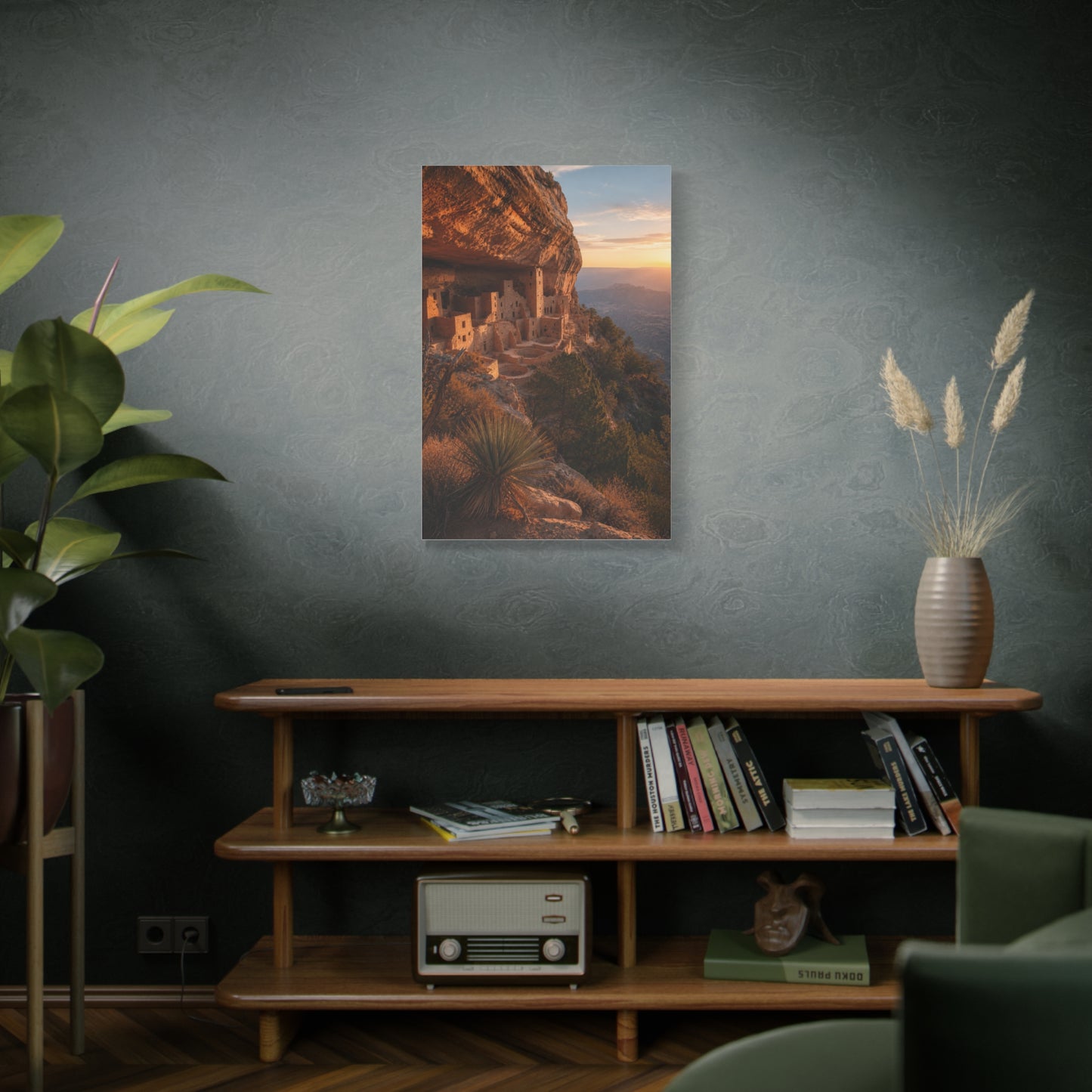 Ancient Cliff Dwelling Canyon Wall Art & Canvas Print