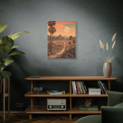 Enchanted Desert Highway Wall Art & Canvas Print
