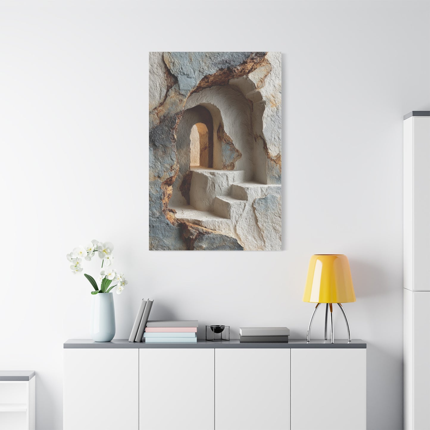 Wabi-Sabi Architectural Arch Wall Art & Canvas Print
