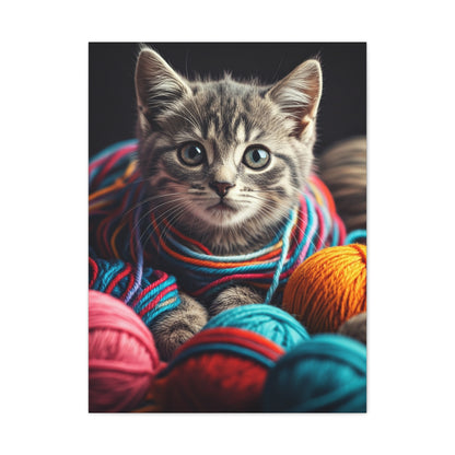 Whiskers in Wool Wall Art & Canvas Print