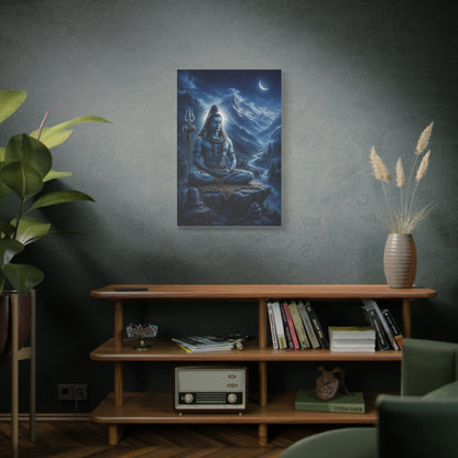 Shiva Himalayan Meditation Wall Art & Canvas Print