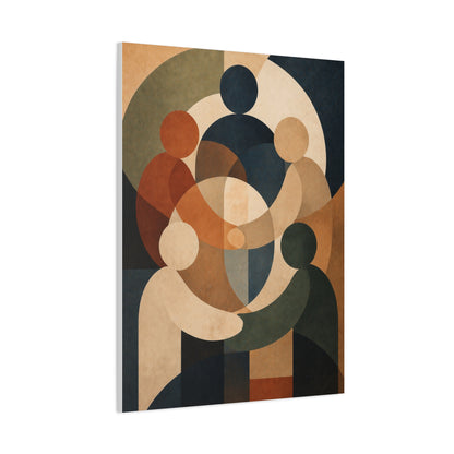 Corporate Unity Circle Composition Wall Art & Canvas Print