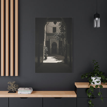 Moorish Courtyard Archway Light Wall Art & Canvas Prints