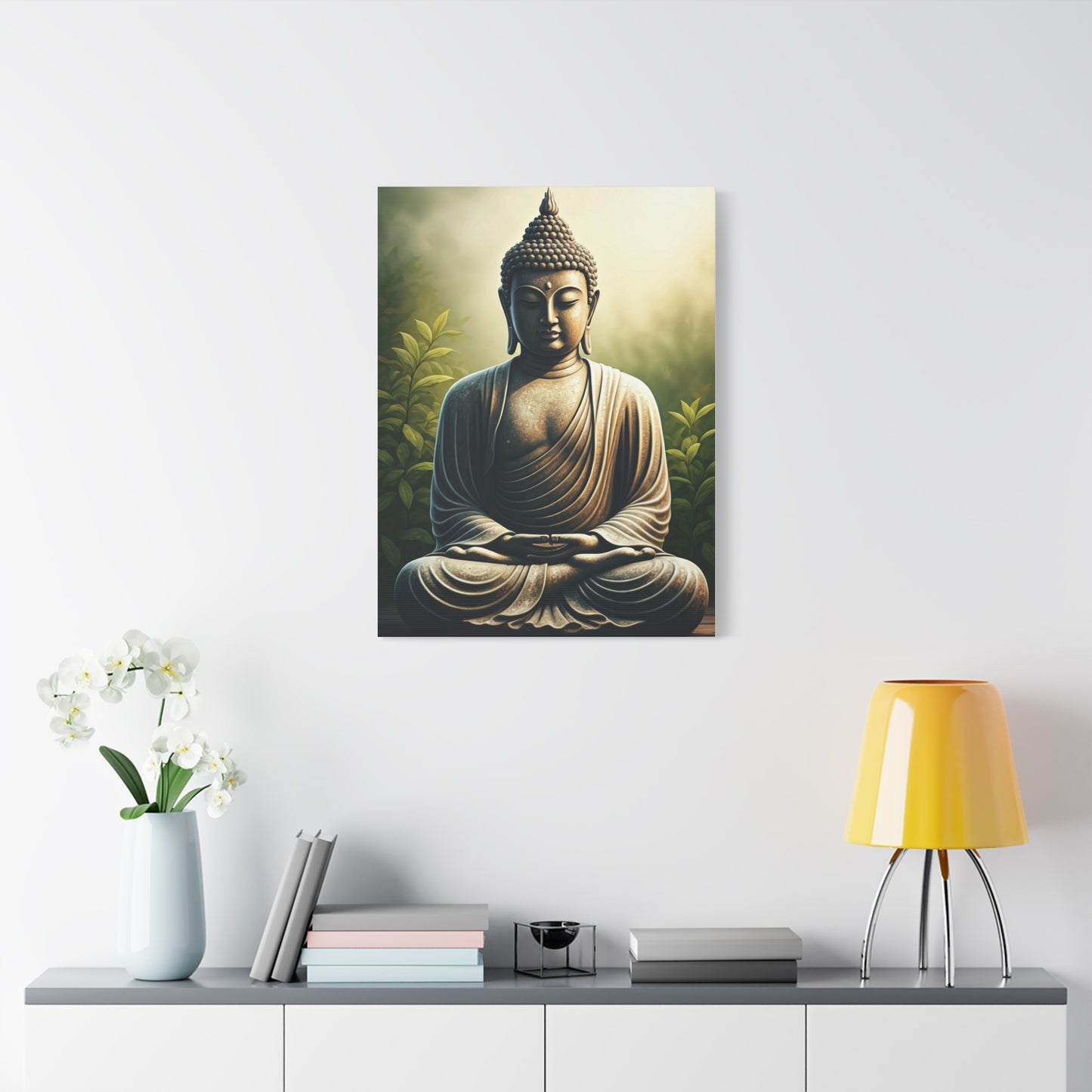 Tranquil Garden Buddha Calm Wall Art & Canvas Prints