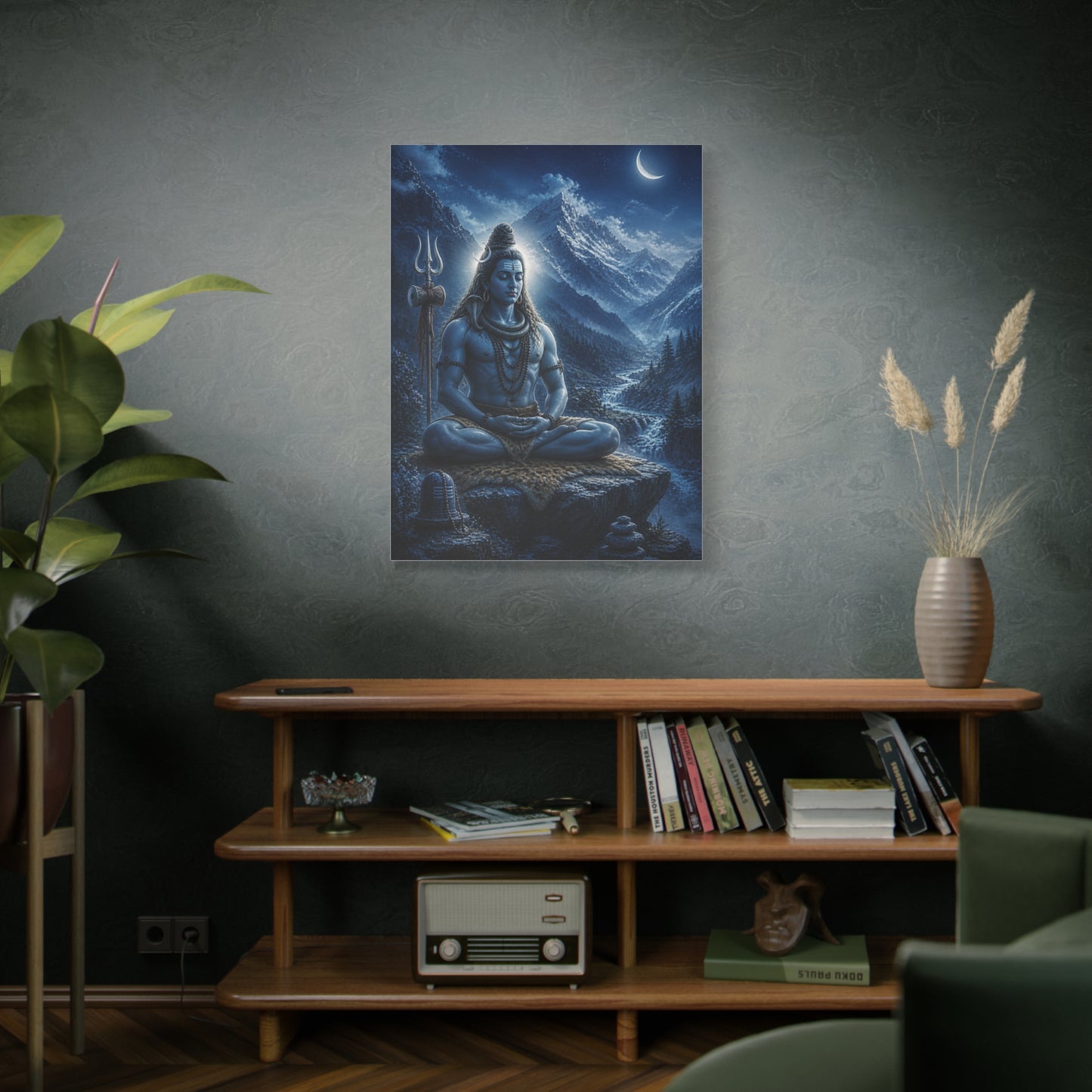 Shiva Himalayan Meditation Wall Art & Canvas Print