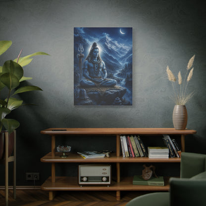 Shiva Himalayan Meditation Wall Art & Canvas Print