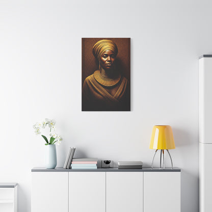 Bronze Heritage Queen Portrait Wall Art & Canvas Prints