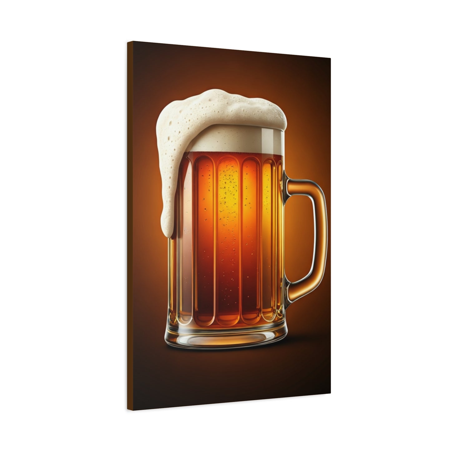 Golden Brew Glow Wall Art & Canvas Print