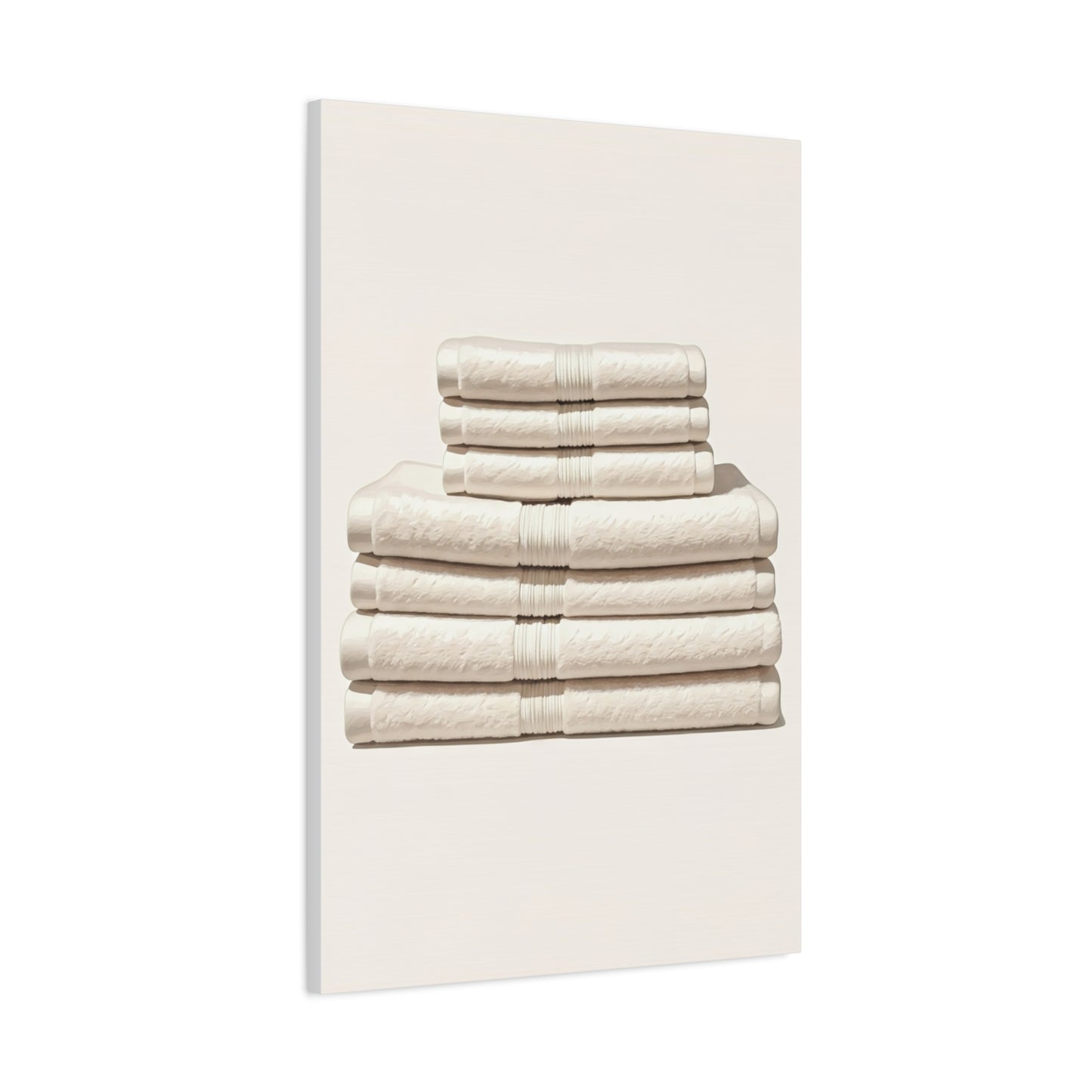 Neutral Linen Stack Wall Art & Canvas Prints