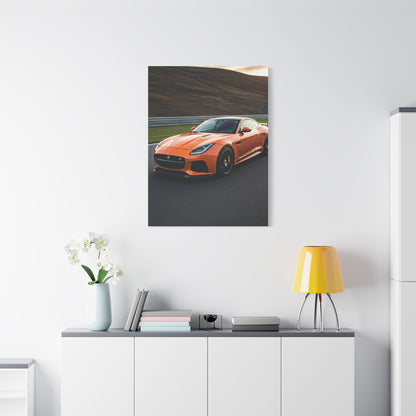Jaguar F Type High Speed Straight Performance Wall Art & Canvas Prints
