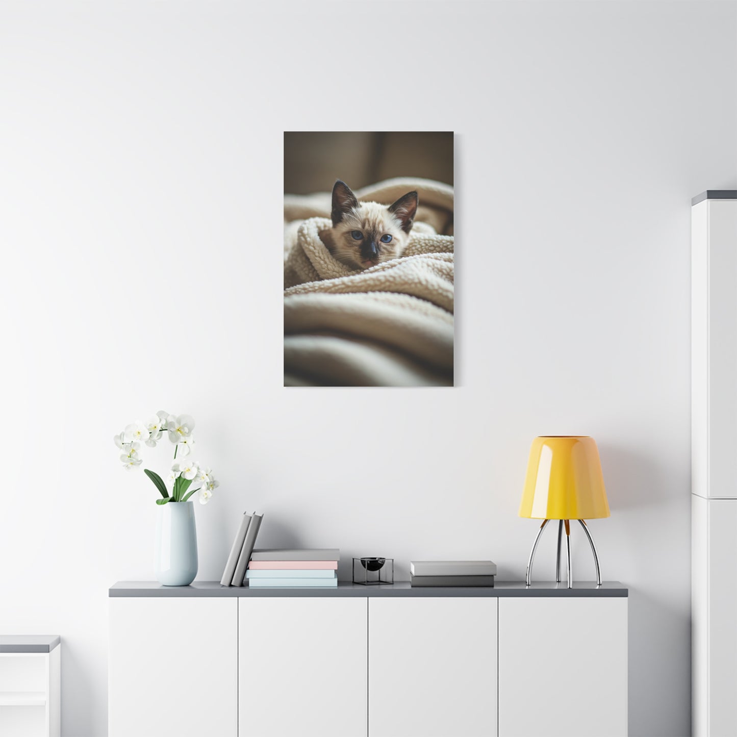 Cozy Kitten Comfort Wall Art & Canvas Prints