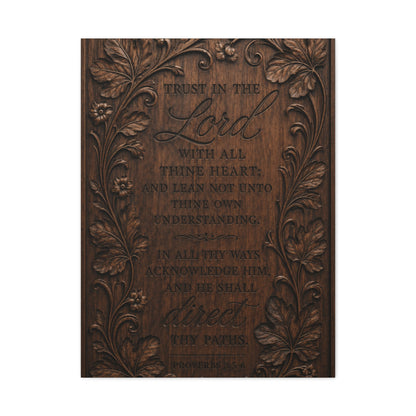 Proverbs Heirloom Wood Scripture Wall Art & Canvas Print