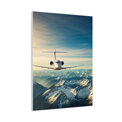 Mountain Summit Jet Journey Wall Art & Canvas Prints