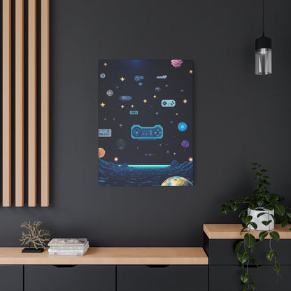 Pixel Space Arcade Wall Art & Canvas Prints