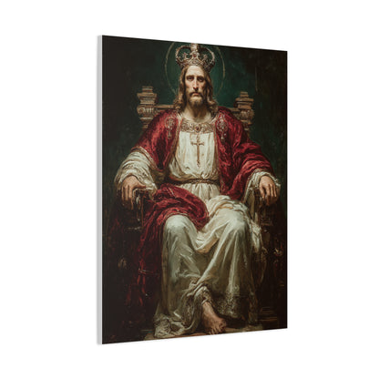 Christ the King Throne Portrait Wall Art & Canvas Print