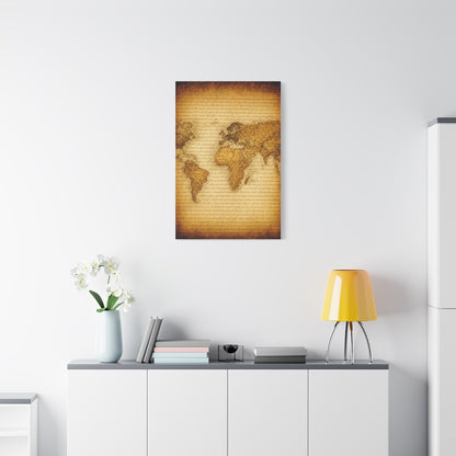 Classic Nautical Map with Ships Wall Art & Canvas Prints