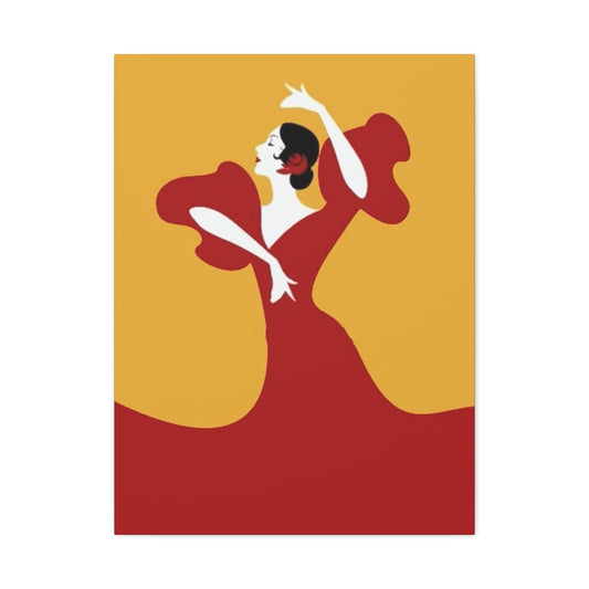 Abstract Spain Traditional Dance Wall Art & Canvas Prints