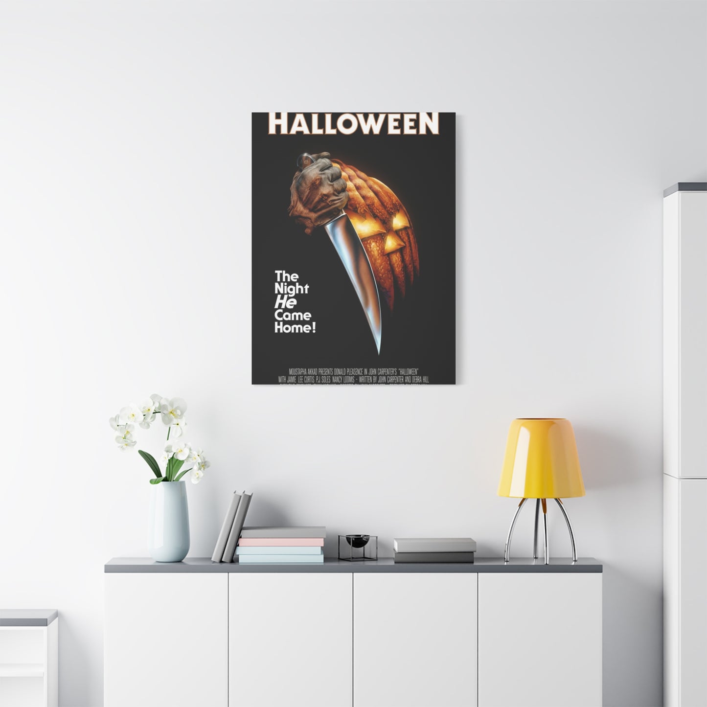 Halloween Movie Poster Wall Art & Canvas Print