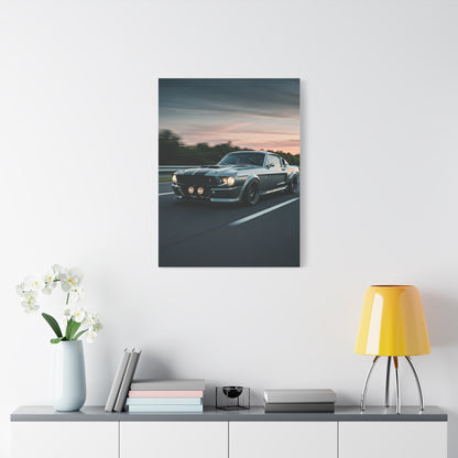 1967 Ford Mustang Shelby GT500 Restomod Highway Charge Wall Art & Canvas Prints
