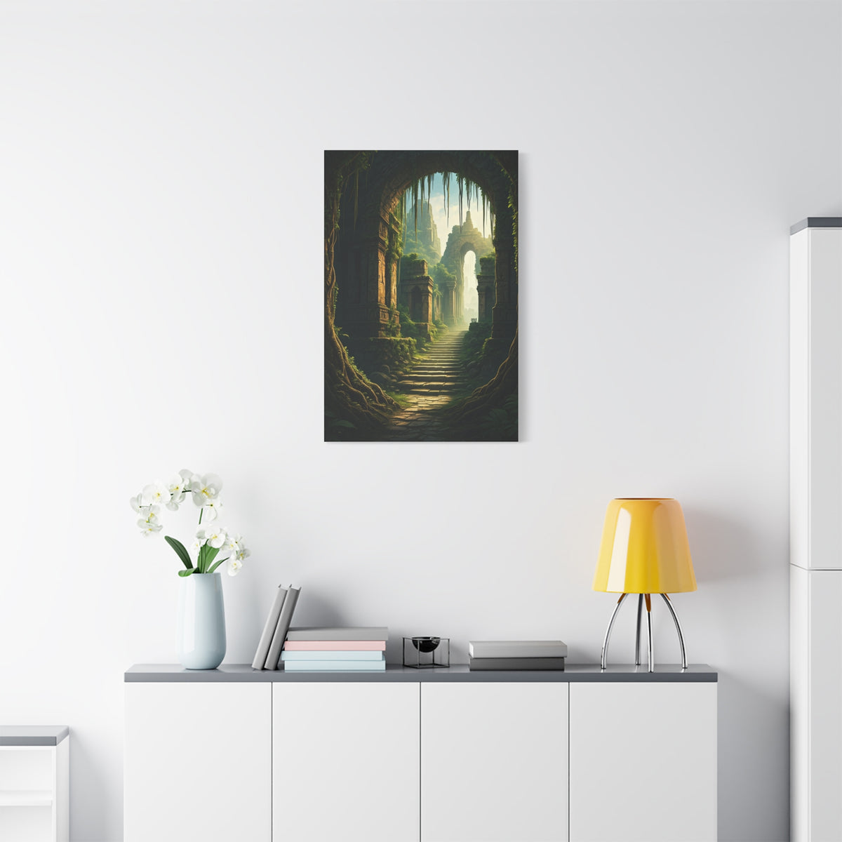 Enchanted Ruins Gateway Fantasy Landscape Wall Art & Canvas Prints