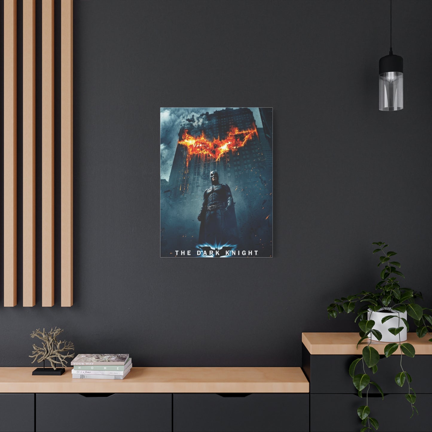 The Dark Knight Batman Movie Poster Wall Art & Canvas Print